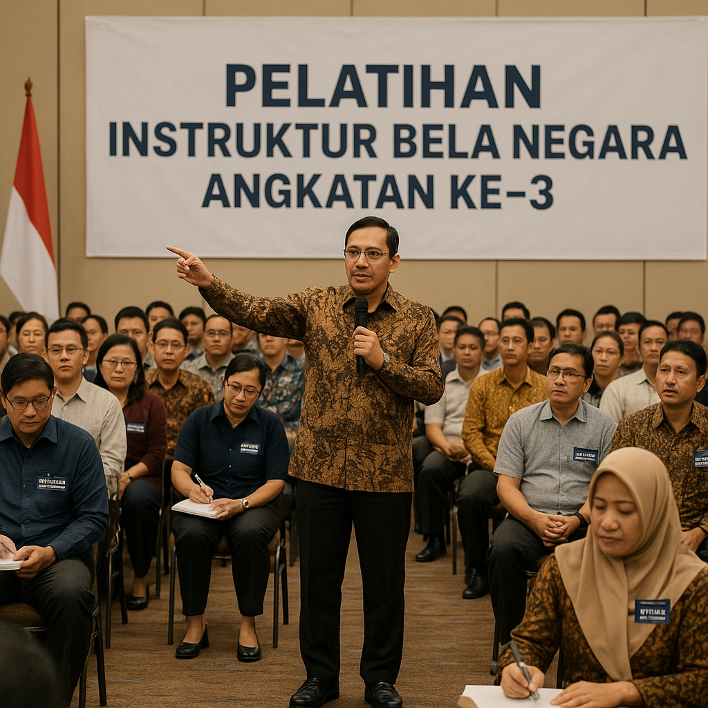 Guru Penggerak Ikuti Pelatihan Instruktur Bela Negara Angkatan ke-3