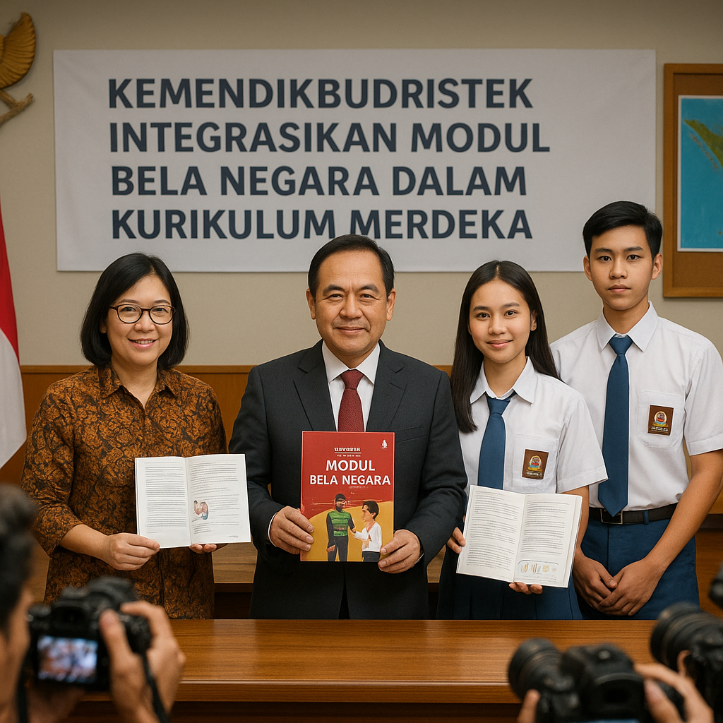 Kemendikbudristek Integrasikan Modul Bela Negara dalam Kurikulum Merdeka