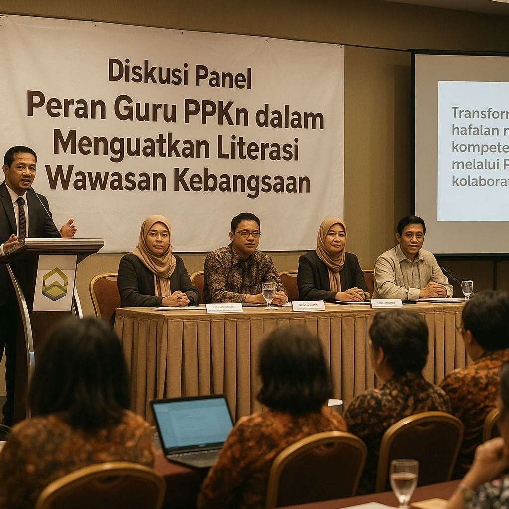 Diskusi Panel: Peran Guru PPKn dalam Menguatkan Literasi Wawasan Kebangsaan