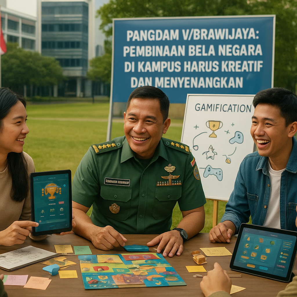 Pangdam V/Brawijaya: Pembinaan Bela Negara di Kampus Harus K...