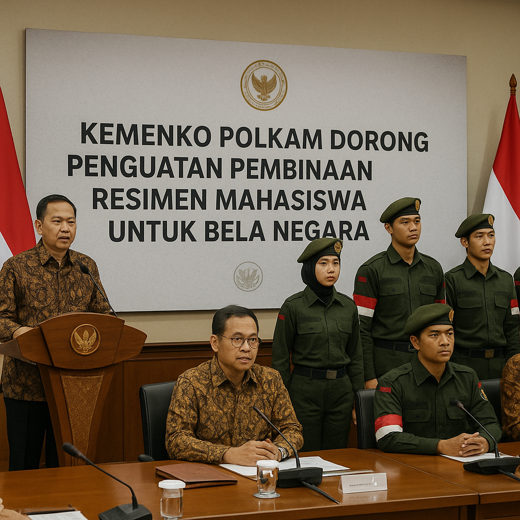 Kemenko Polkam Dorong Penguatan Pembinaan Resimen Mahasiswa...