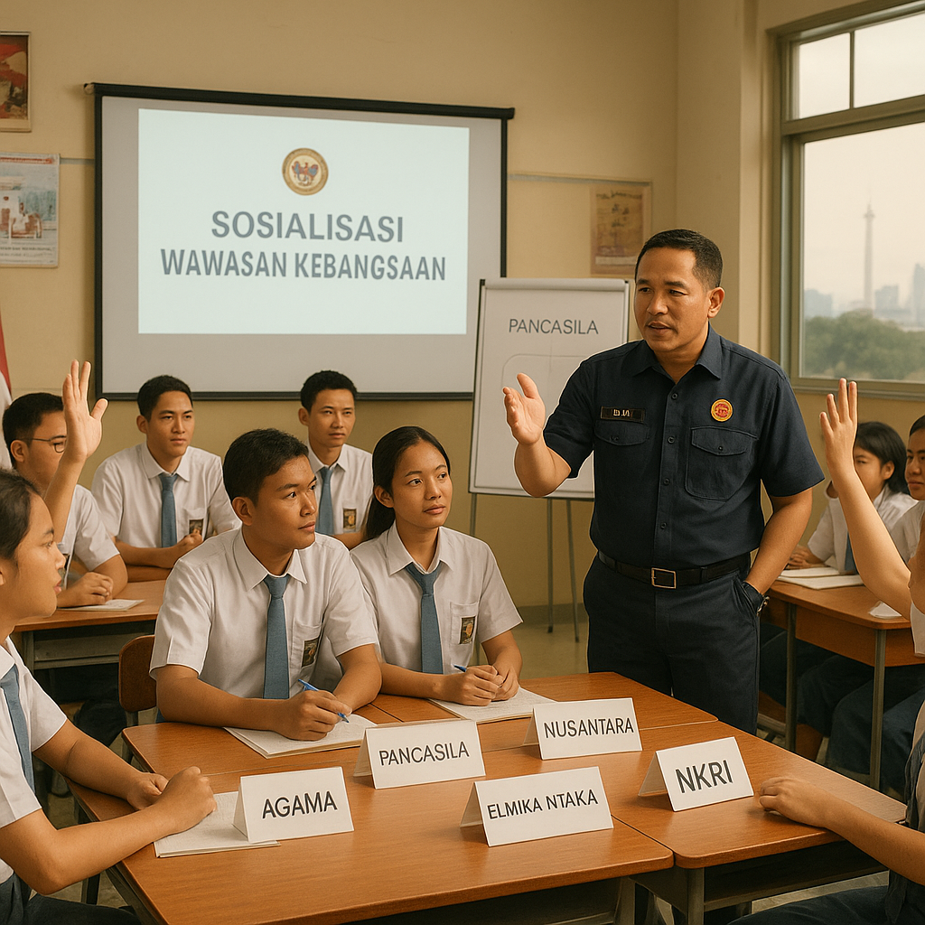 Sosialisasi Wawasan Kebangsaan oleh BIN di Sekolah-sekolah J...