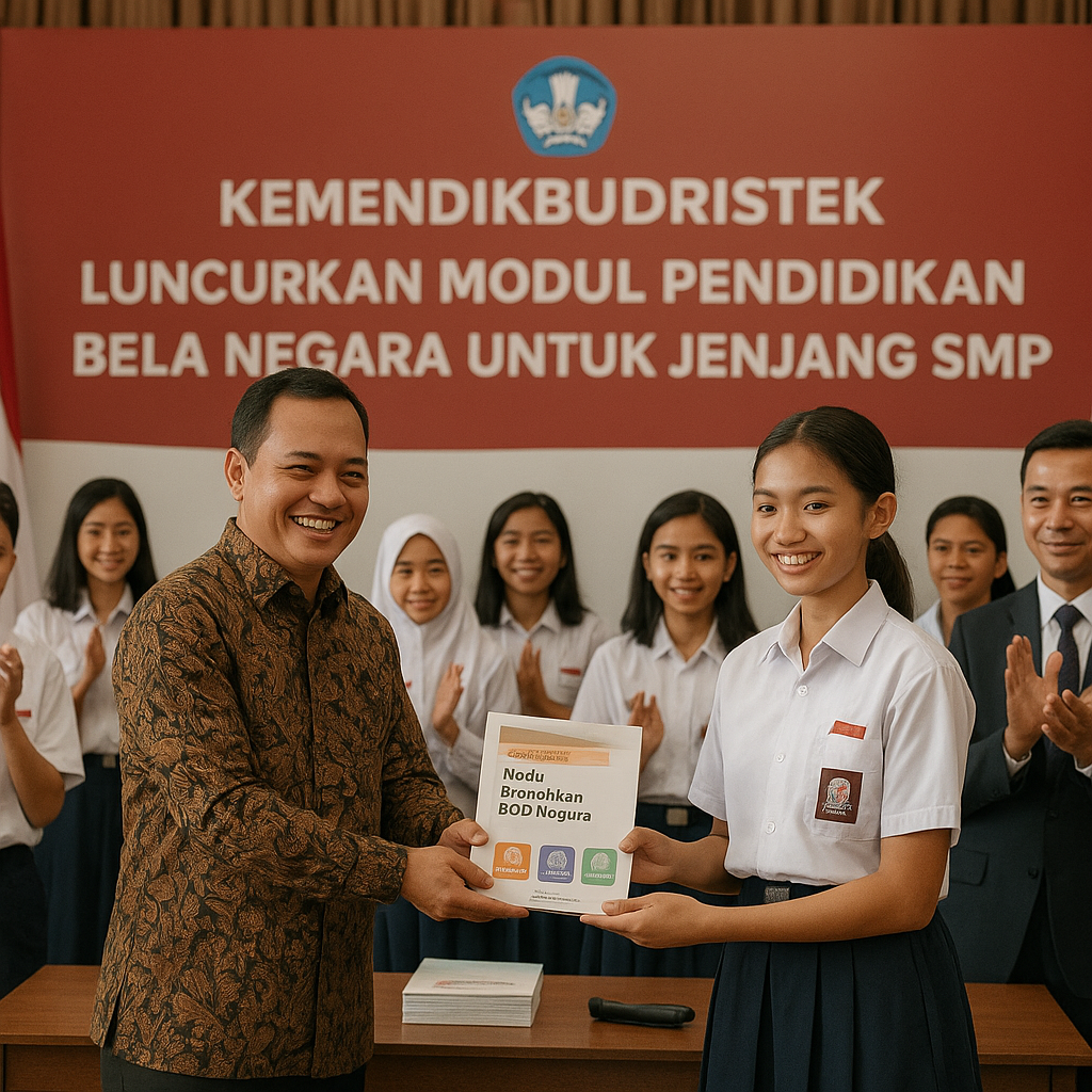 Kemendikbudristek Luncurkan Modul Pendidikan Bela Negara unt...