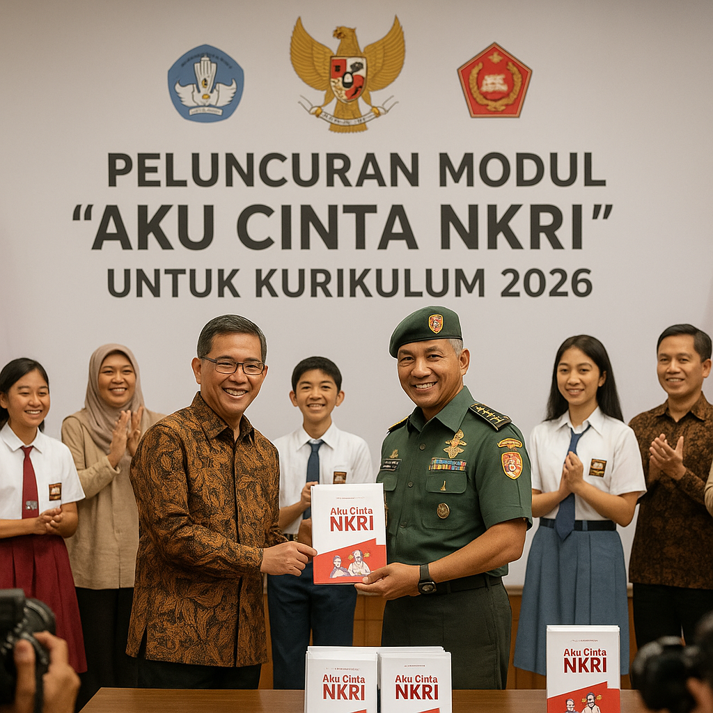 Kemendikbud-Kemenhan Luncurkan Modul Pembelajaran 'Aku Cinta...