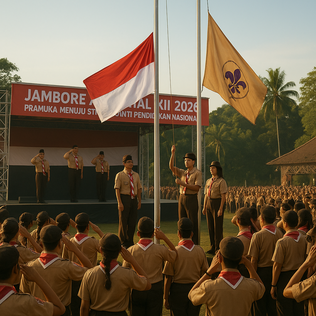 Jambore Nasional 2026 Resmi Dibuka, Pramuka Menuju Struktur...