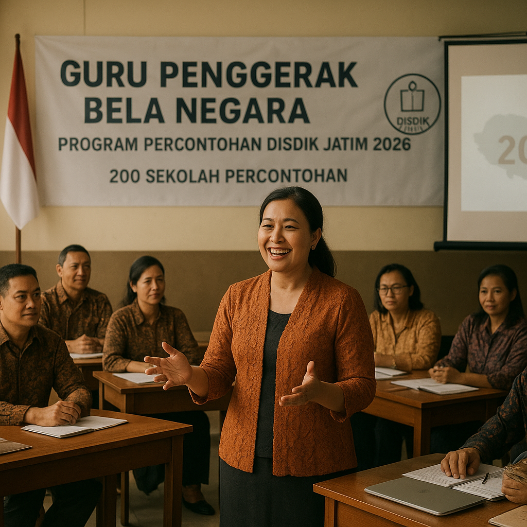 Disdik Jatim Perkuat Program 'Guru Penggerak Bela Negara' di...