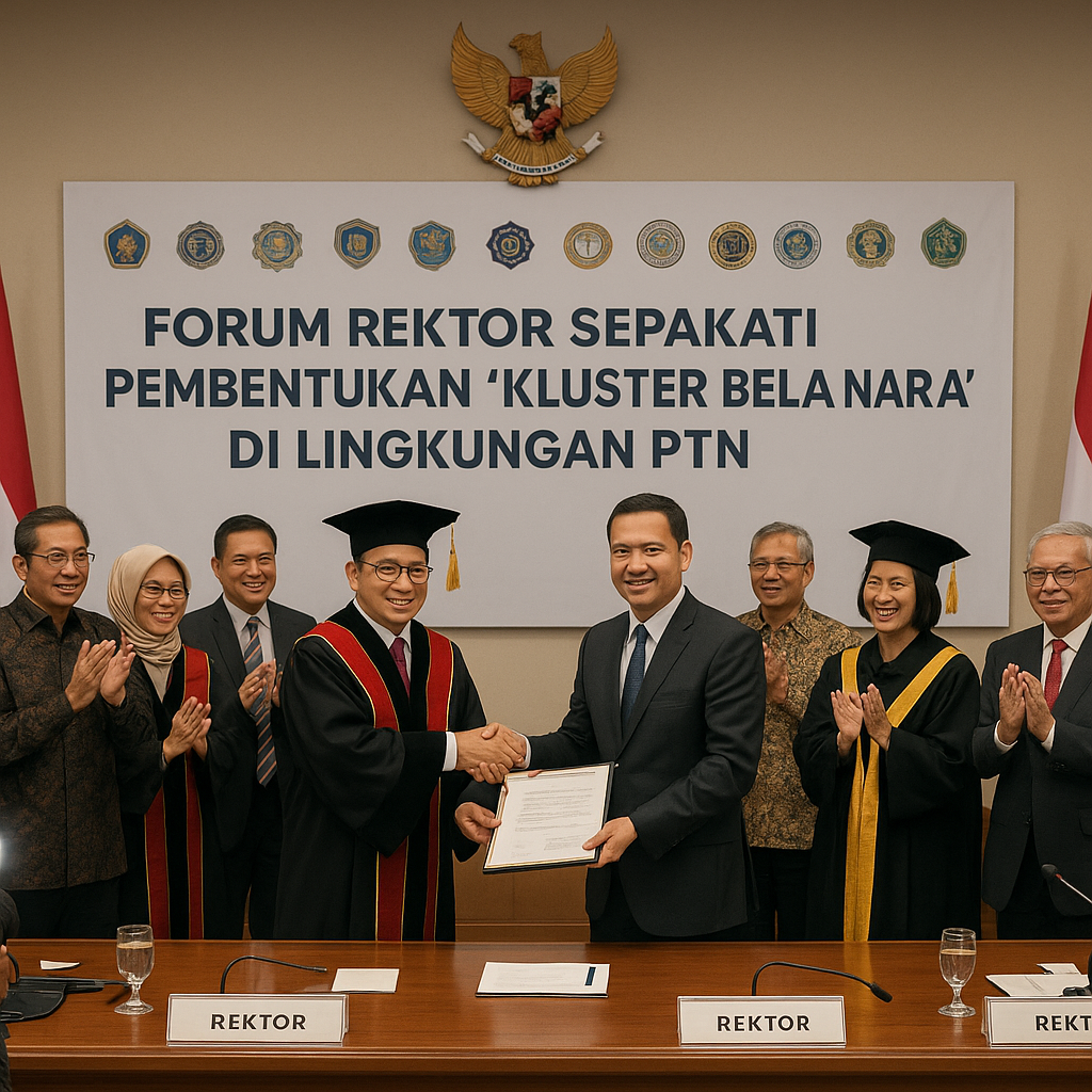 Forum Rektor Sepakati Pembentukan 'Kluster Bela Negara' di L...