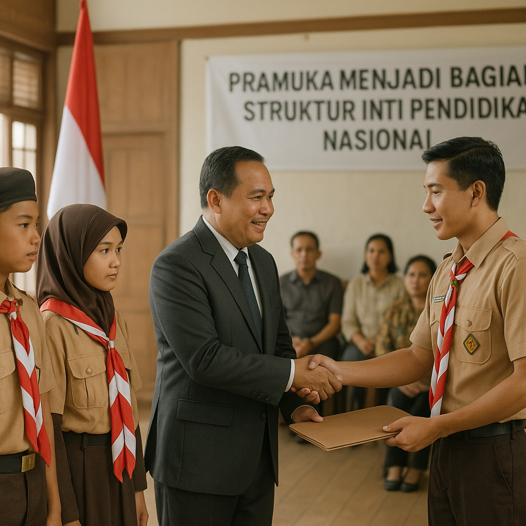 Pramuka Ditetapkan Masuk Struktur Inti Pendidikan Nasional