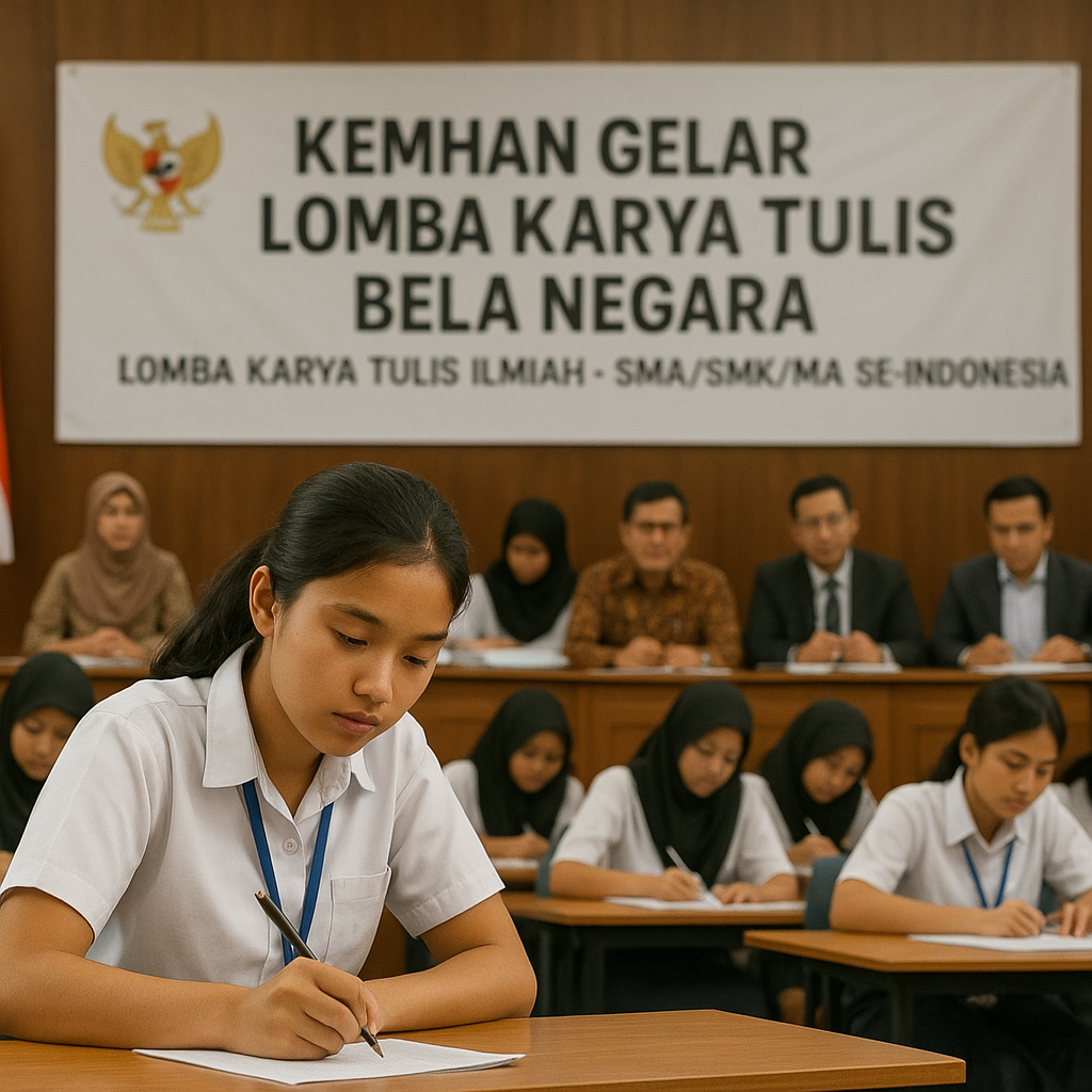 Kemhan Gelar Lomba Karya Tulis Bela Negara bagi Pelajar se-I...