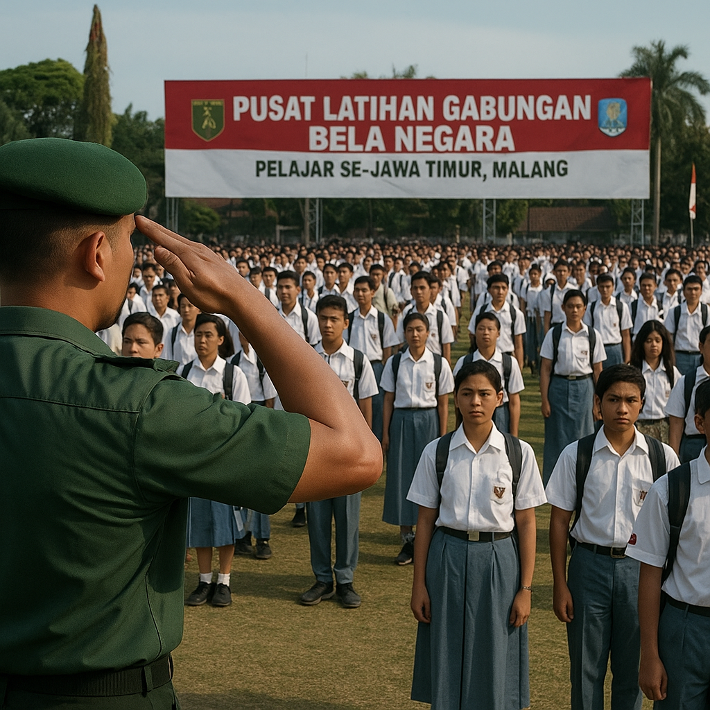 Pusat Latihan Gabungan Bela Negara Digelar untuk Pelajar se-...