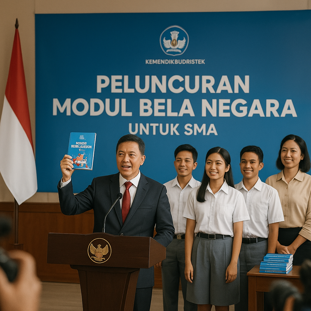 Kemendikbudristek Luncurkan Modul Bela Negara untuk Jenjang...