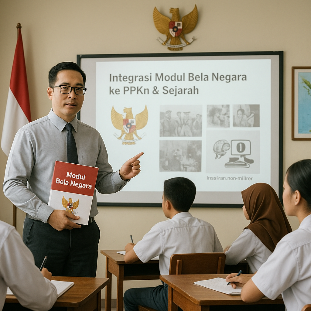 Kemendikdasmen Integrasikan Modul Bela Negara ke dalam Mata...