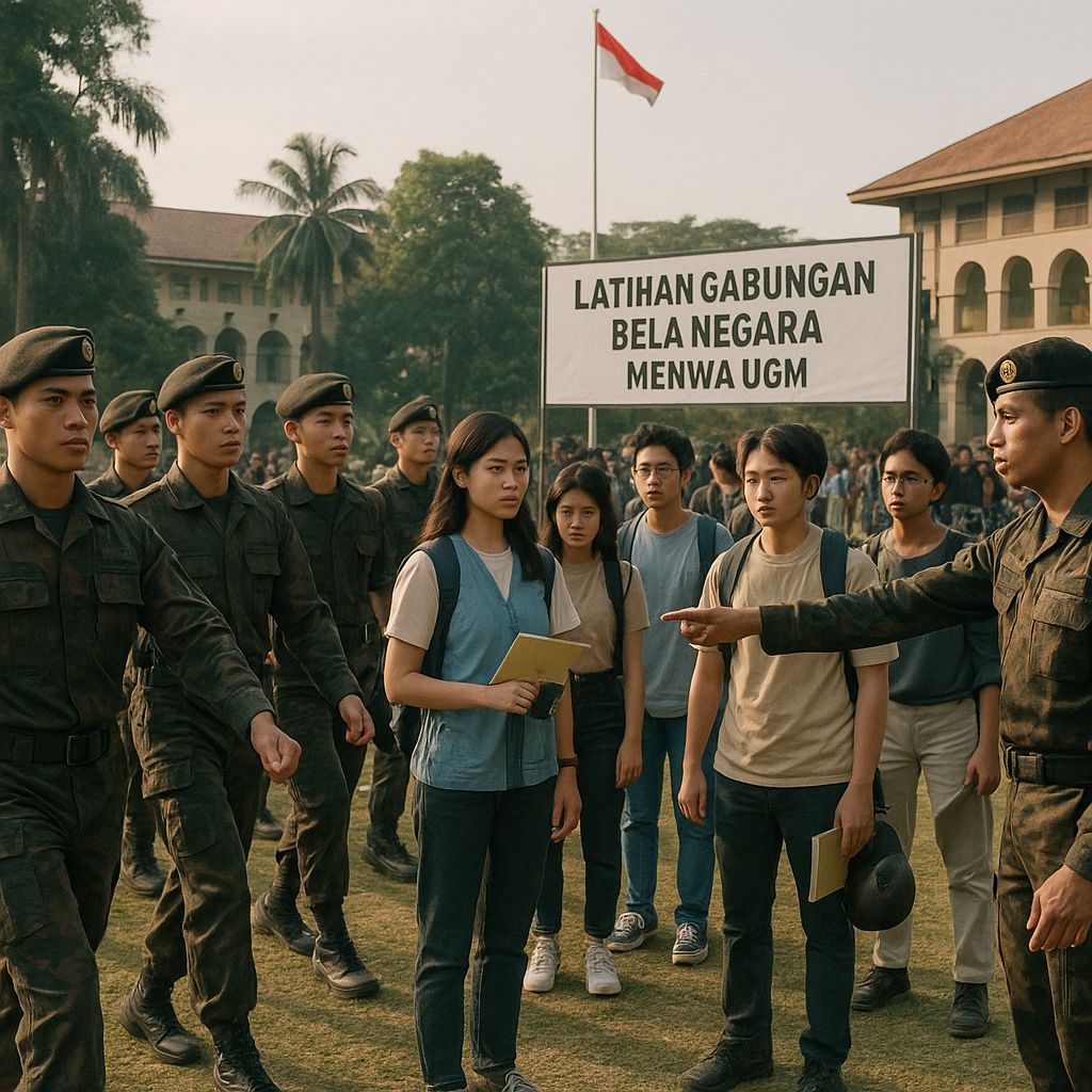 Resimen Mahasiswa (Menwa) UGM Gelar Latihan Gabungan dengan...