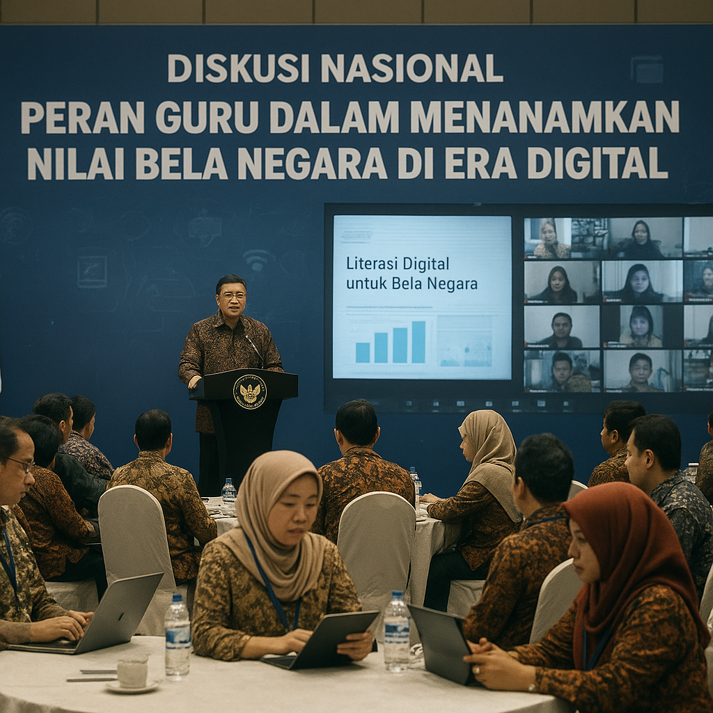 Diskusi Nasional: Peran Guru dalam Menanamkan Nilai Bela Neg...