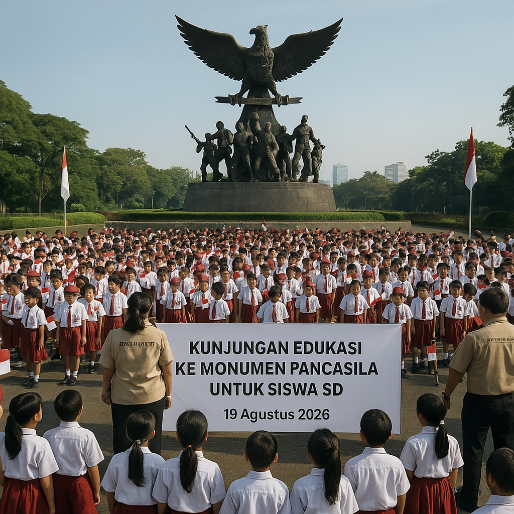 Kunjungan Edukasi ke Monumen Pancasila untuk Siswa SD
