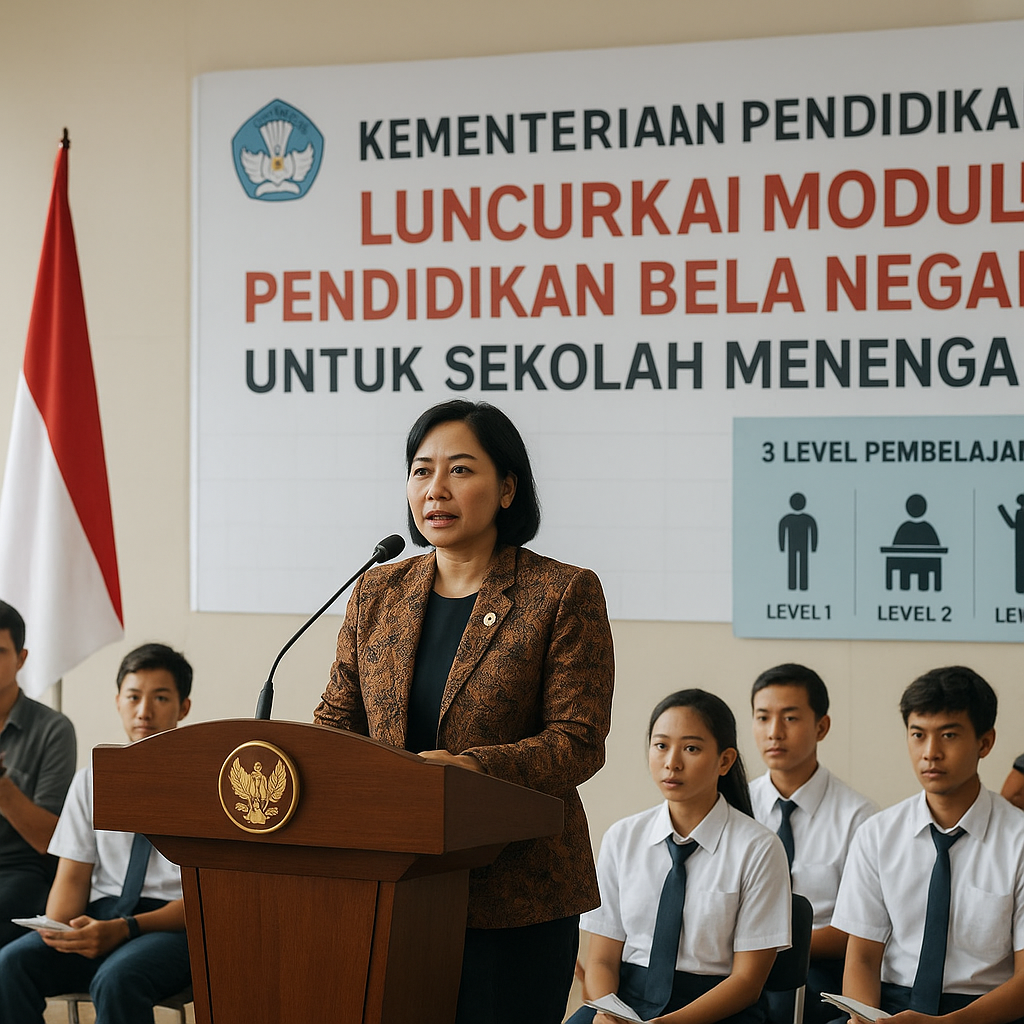 Kementerian Pendidikan Luncurkan Modul Pendidikan Bela Negar...