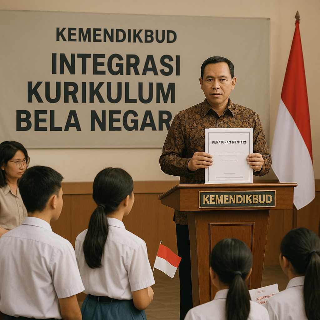 Kemendikbud Resmi Integrasikan Kurikulum Bela Negara ke Selu...