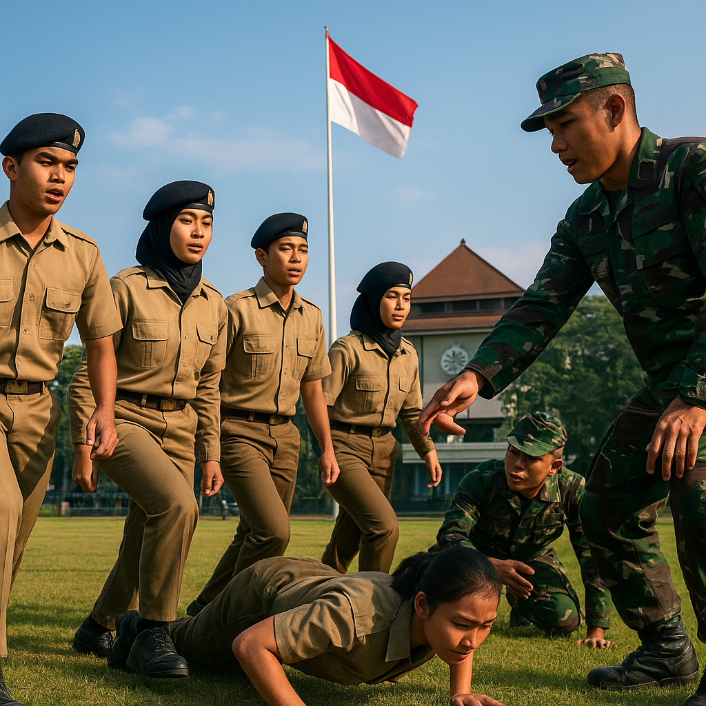 Resimen Mahasiswa UGM Gelar Latihan Gabungan Bela Negara den...