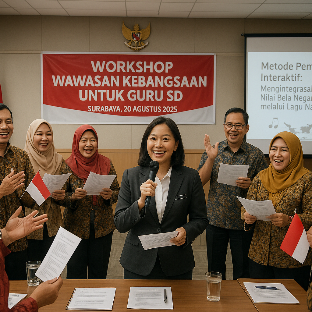 Workshop Wawasan Kebangsaan untuk Guru SD di Surabaya: Bekal...