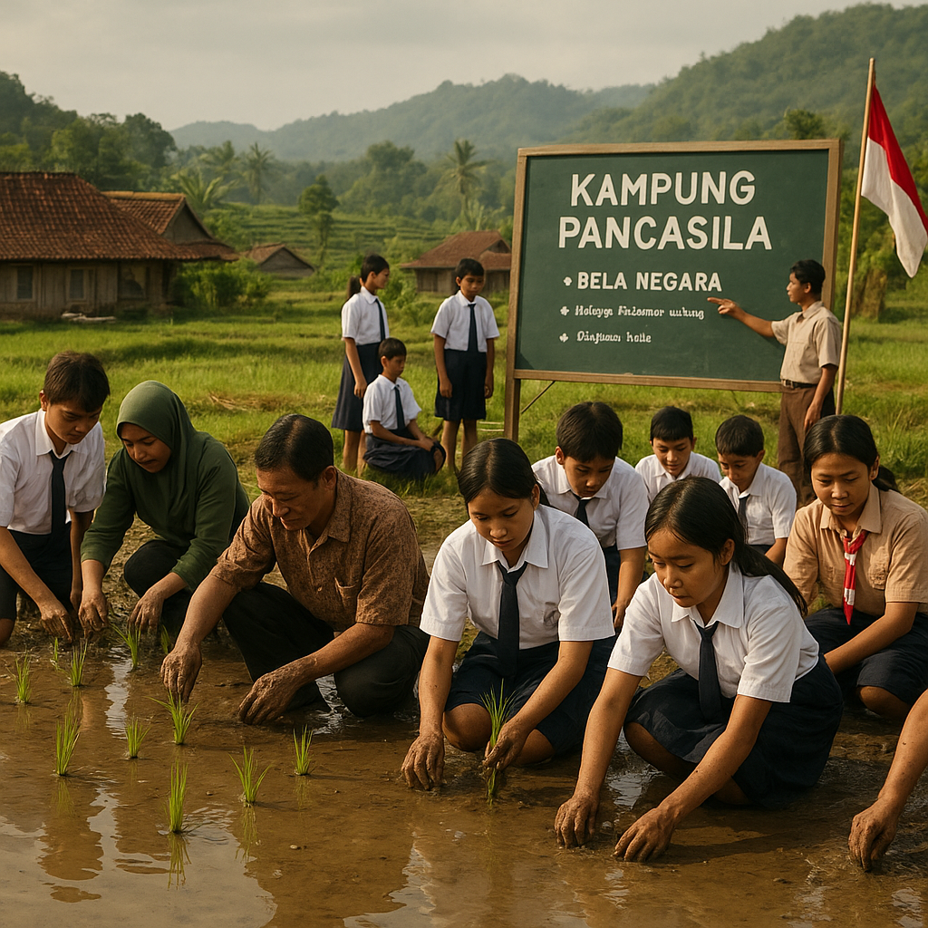 Kampung Pancasila di Malang Jadi Laboratorium Pendidikan Bel...