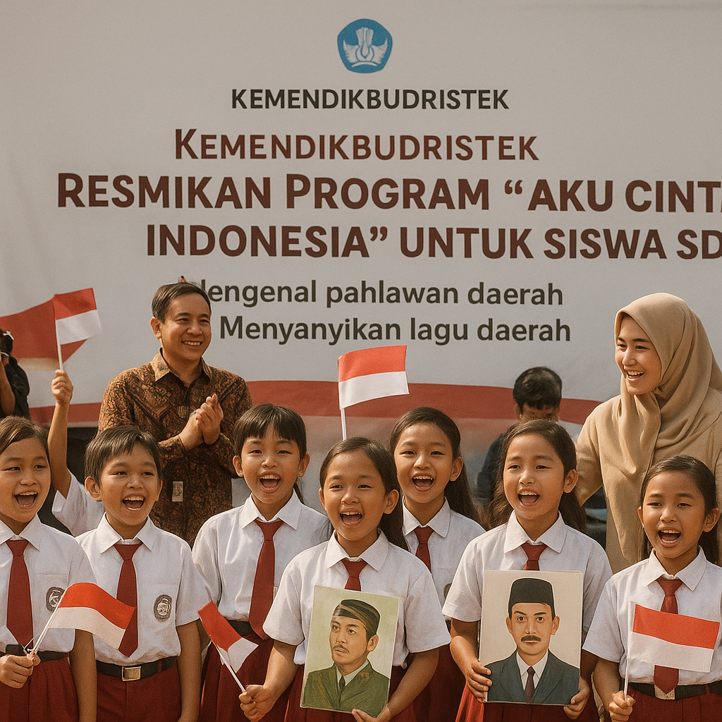 Kemendikbudristek Resmikan Program 'Aku Cinta Indonesia' unt...