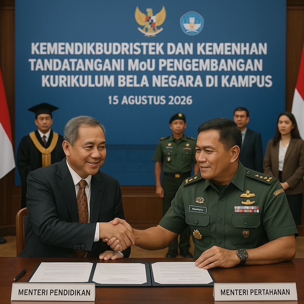 Kemendikbudristek dan Kemenhan Tandatangani MoU Pengembangan...