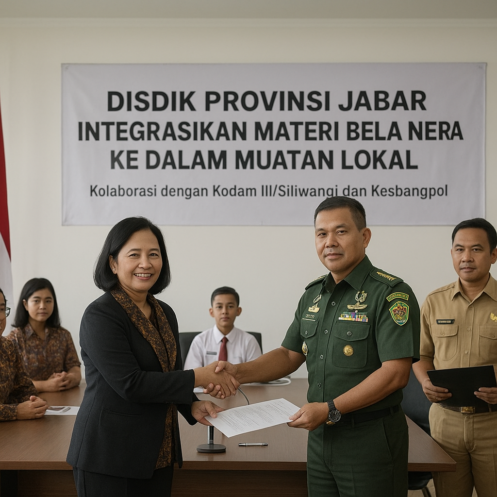 Disdik Provinsi Jabar Integrasikan Materi Bela Negara ke dal...