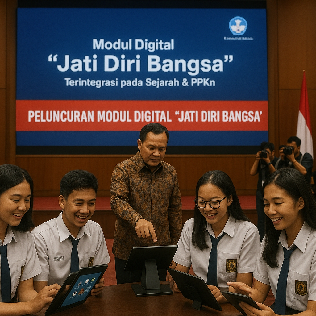 Kemendikbud Luncurkan Modul Digital 'Jati Diri Bangsa' untuk...