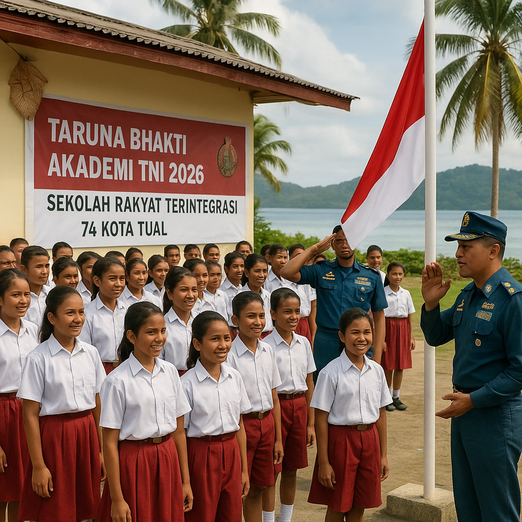 Lanal Tual Maluku Perkuat Program Taruna Bakti Akademi TNI 2...