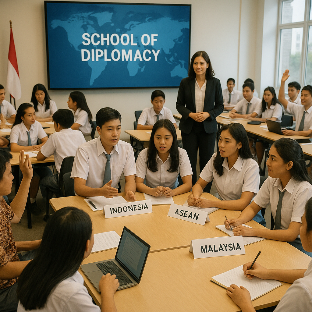 Siswa SMA Ikuti Program 'School of Diplomacy' untuk Tingkatk...