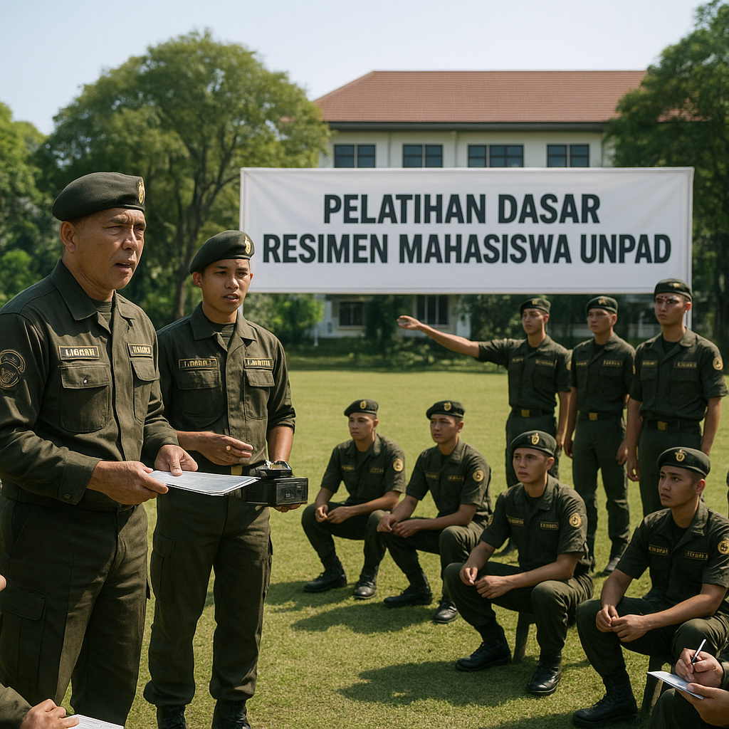 Pelatihan Dasar Resimen Mahasiswa (Menwa) Unpad Fokus pada L...