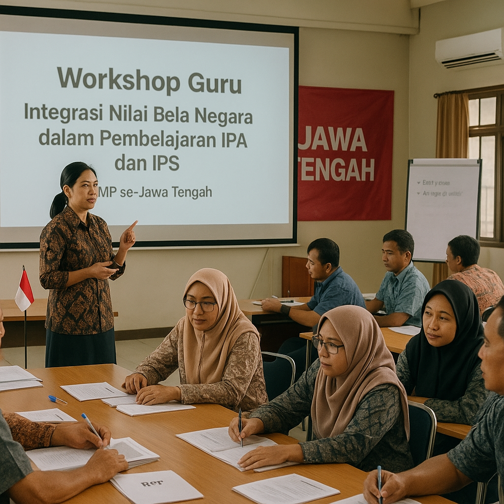Workshop Guru: Integrasi Nilai Bela Negara dalam Pembelajara...