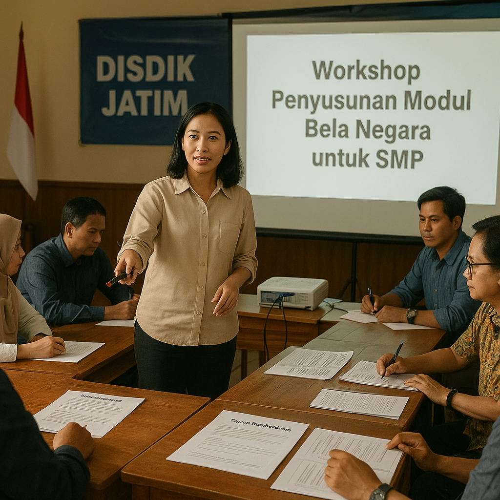 Guru Jadi Ujung Tombak, Disdik Jatim Gelar Workshop Penyusun...