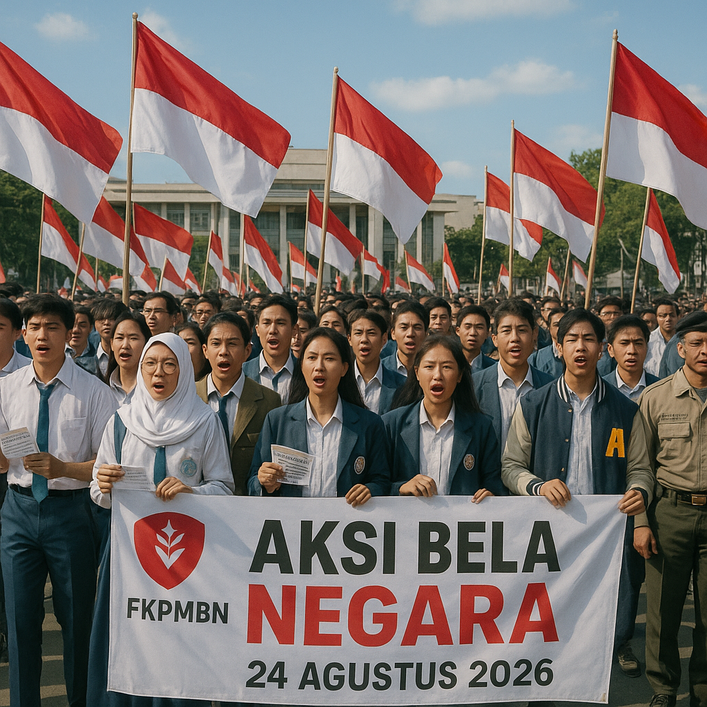 Kegiatan Aksi Bela Negara Digelar Serentak di 50 Kota oleh P...