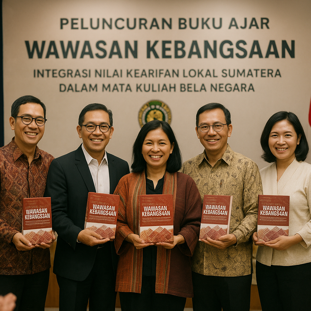 Dosen USU Ciptakan Buku Ajar Wawasan Kebangsaan Berbasis Nil...
