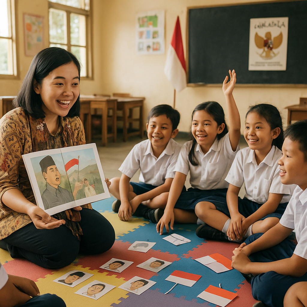 Kegiatan Literasi Wawasan Kebangsaan di Sekolah Dasar sebaga...