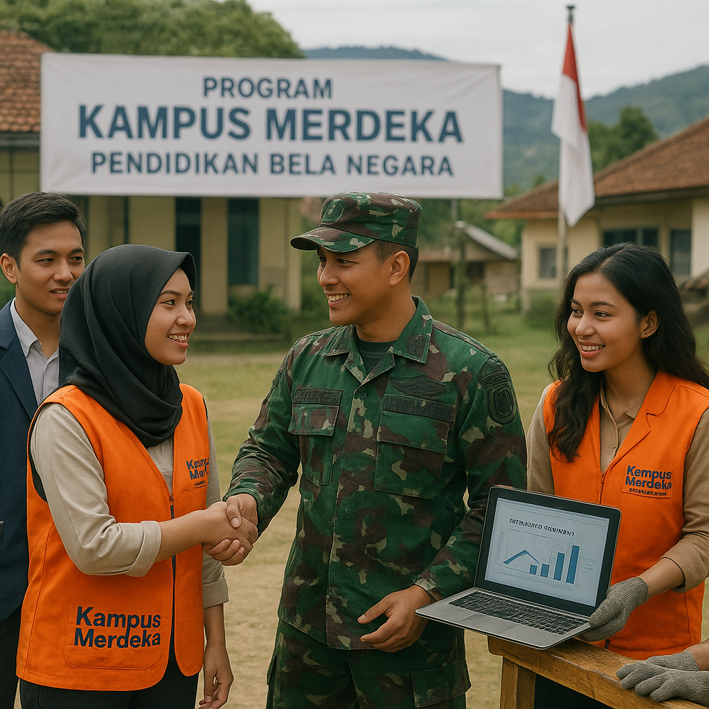 Mahasiswa Berperan Aktif dalam Pendidikan Bela Negara Melalu...