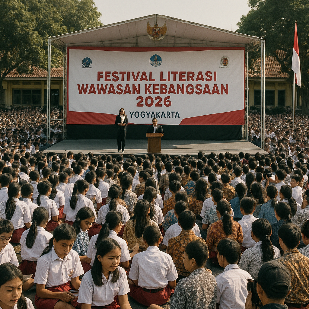 Dihadiri 2.000 Pelajar, Festival Literasi Wawasan Kebangsaan...