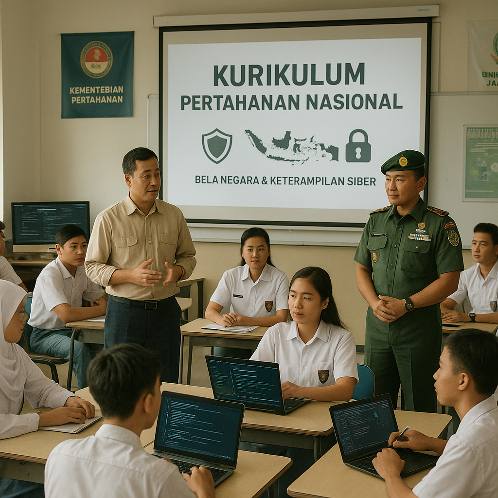 Kurikulum Pertahanan Nasional Mulai Diujicobakan di SMA Ungg...