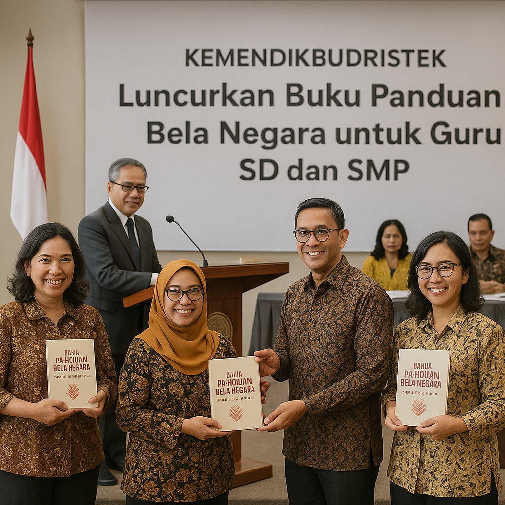 Kemendikbudristek Luncurkan Buku Panduan Bela Negara untuk G...