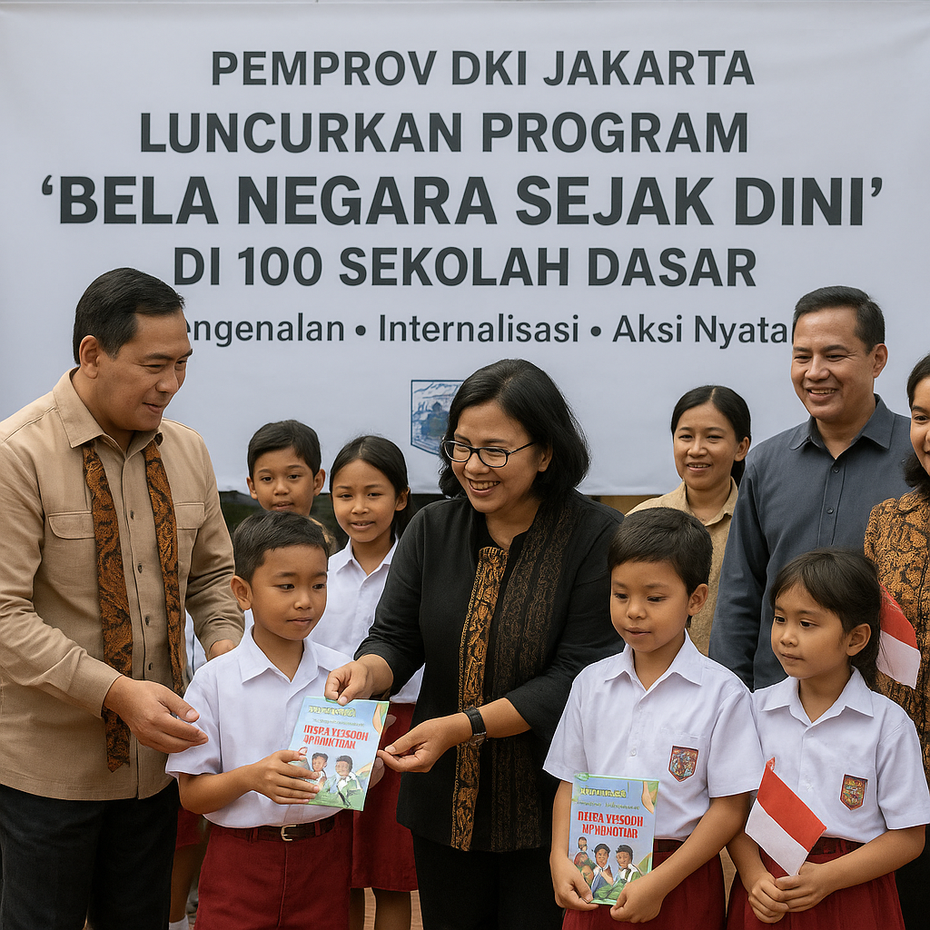 Pemprov DKI Jakarta Luncurkan Program 'Bela Negara Sejak Din...
