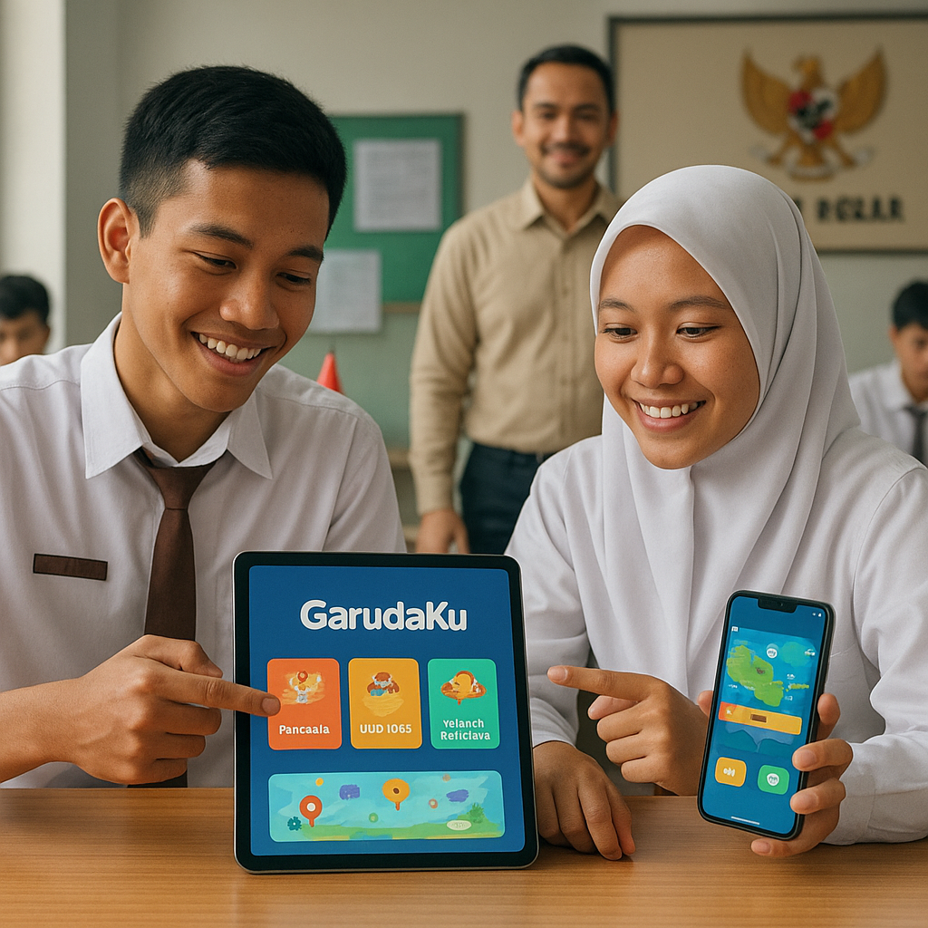 Pelajar SMK di Jawa Barat Ciptakan Aplikasi Pembelajaran Bel...