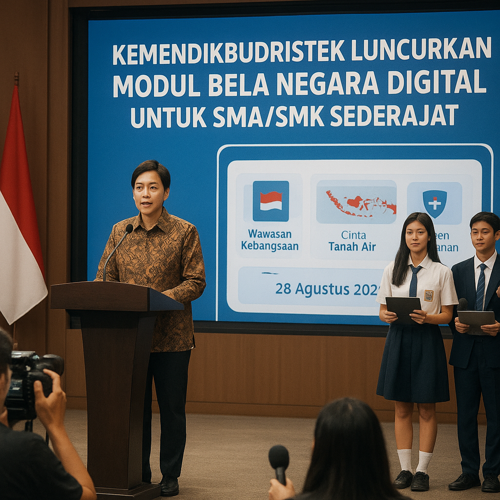Kemendikbudristek Luncurkan Modul Bela Negara Digital untuk...