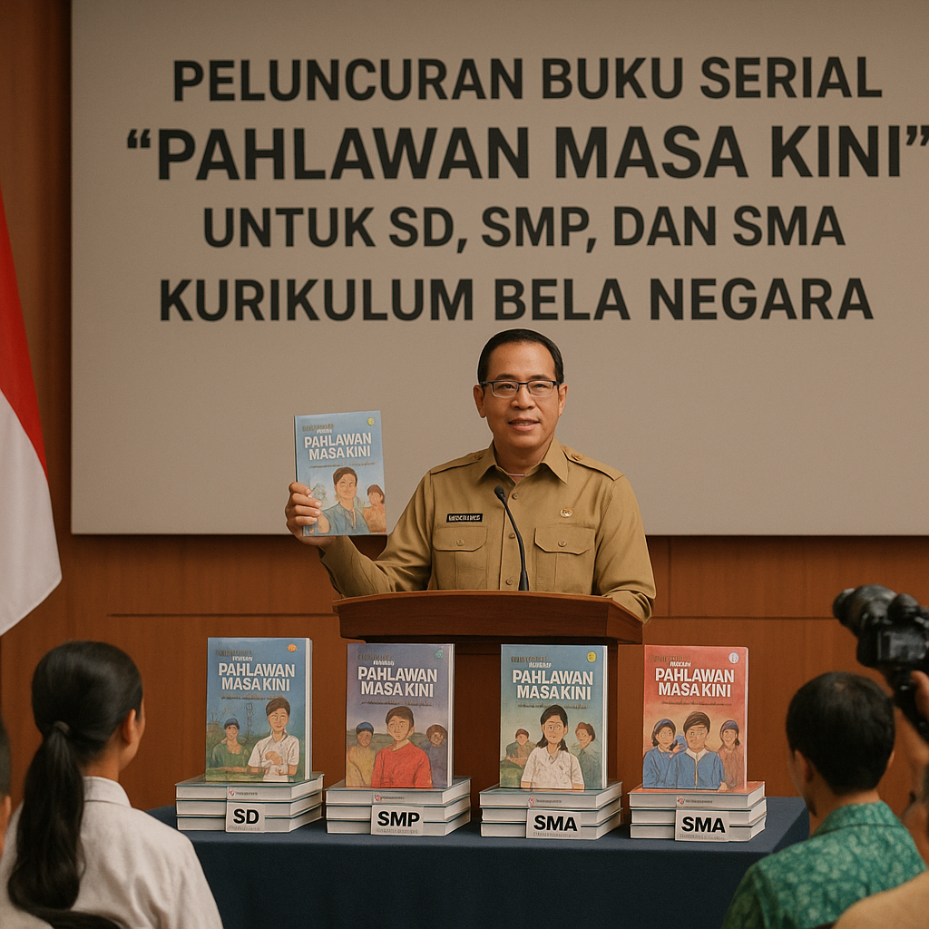 Peluncuran Buku Serial 'Pahlawan Masa Kini' untuk SD, SMP, d...