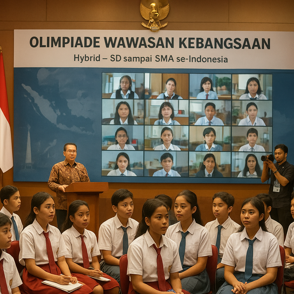 Olimpiade Wawasan Kebangsaan Antarpelajar Se-Indonesia Digel...