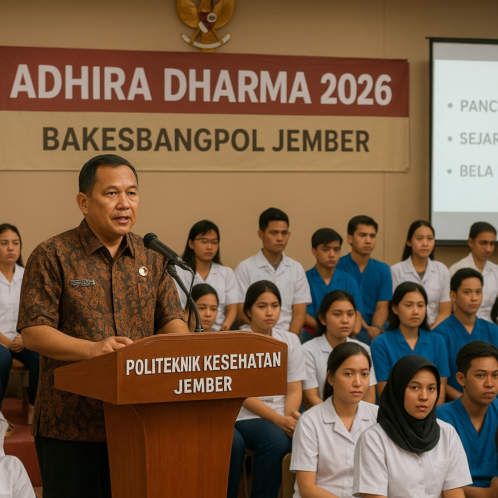 Lewat Adhra Dharma, Bakesbangpol Jember Bekali Mahasiswa den...