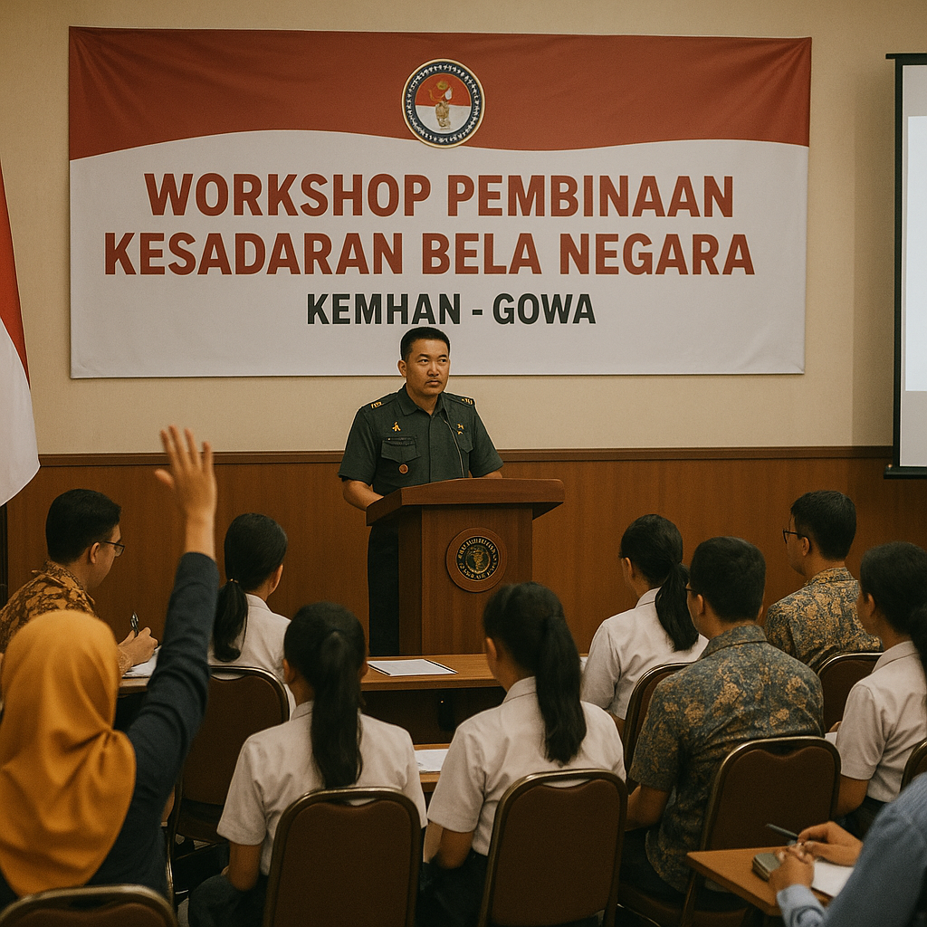 Kemhan Gelar Workshop Bela Negara di Gowa, Perkuat Karakter...