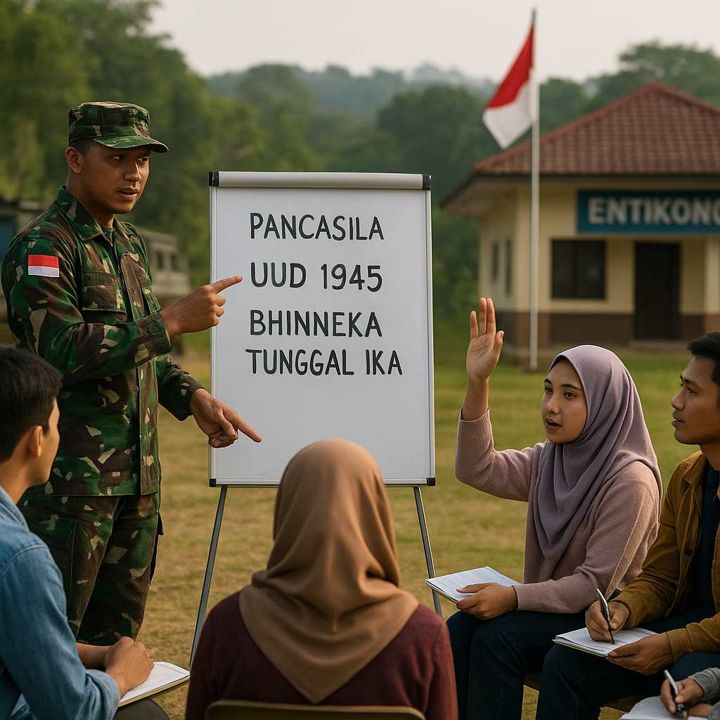 TNI Bekali Mahasiswa Perbatasan dengan Wawasan Kebangsaan