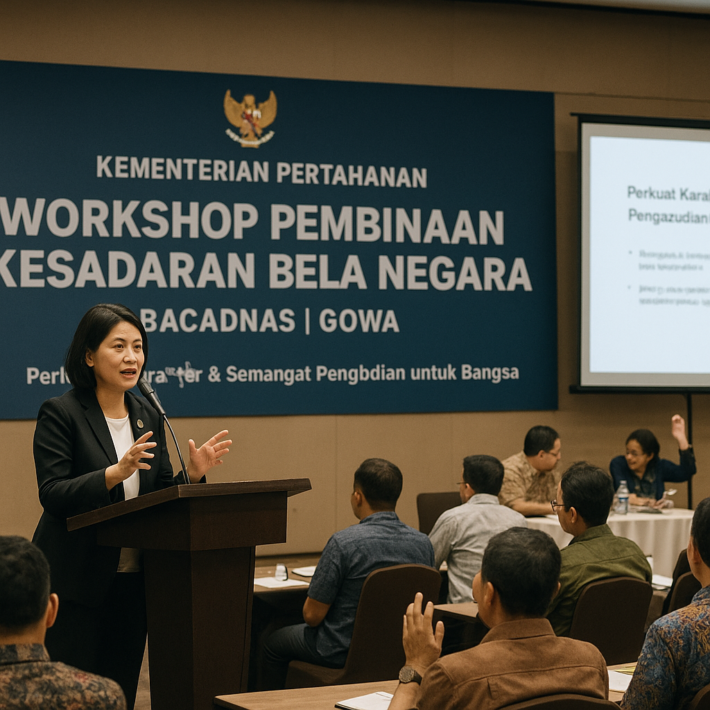 Kemhan Gelar Workshop Bela Negara di Gowa, Perkuat Karakter...
