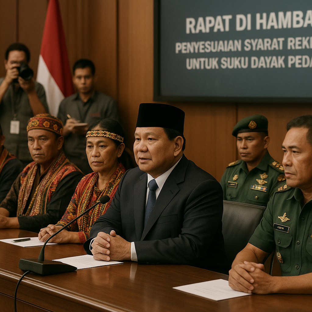 Rapat di Hambalang, Prabowo Bahas Syarat Rekrutmen TNI untuk...